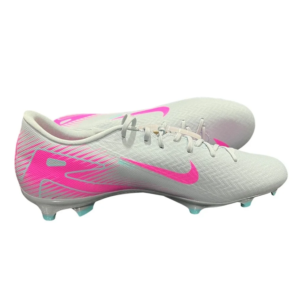 Nike Zoom Mercurial Vapor 15 Academy‎ FG MG Soccer Cleats Silver Pink DJ5631-001